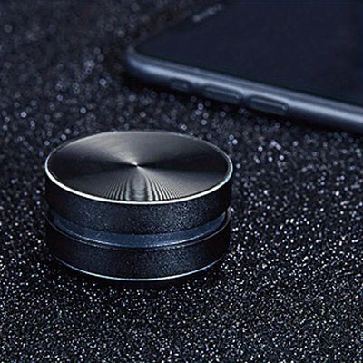 Mini Bone Conduction Wireless Audio Speaker, Absorbs Different Music Effects on Different Objects (Cartons/Glass/Cups, Etc.) Connect with Smartphone