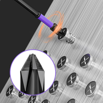 D1 Anti-Slip and Shock-Proof Bits Screwdriver Bits,High Hardness Strong Magnetic 25/50/65/70/90/150Mm PH2 Screwdriver Set