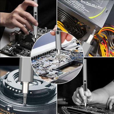 The Perfect Valentine'S Day Gift.Electric Screwdriver.Electric Screwdriver 68 in 1 Precision Screwdriver Set, Rechargeable Cordless Electric Screwdriver Tool Kit with LED Lights for Glasses Watch Phone,A Daily Gift Choice for Dad and Friends