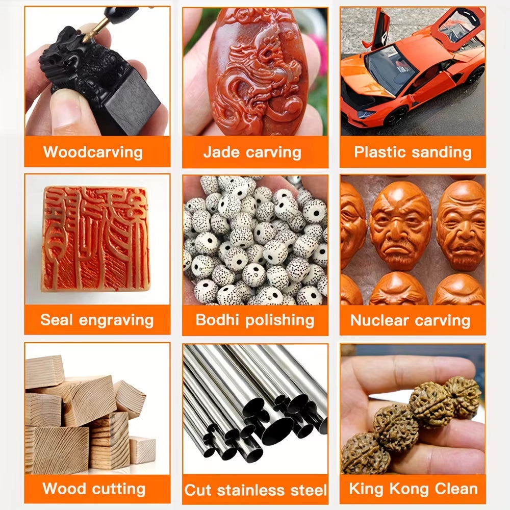 JANGKLIFE Electric Drill Grinder Engraver Pen Grinder Mini Drill Electric Rotary Tool Grinding Machine