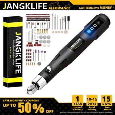 JANGKLIFE Electric Drill Grinder Engraver Pen Grinder Mini Drill Electric Rotary Tool Grinding Machine